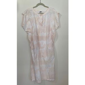 Coverup pale pink 80s dress lightweight sun dress